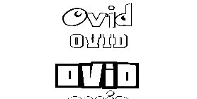 Coloriage Ovid