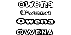 Coloriage Owena