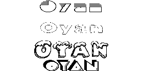 Coloriage Oyan