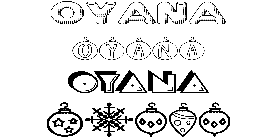 Coloriage Oyana