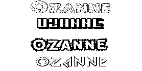 Coloriage Ozanne
