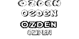 Coloriage Ozden