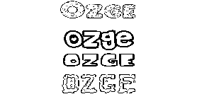 Coloriage Ozge