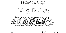 Coloriage Pablo