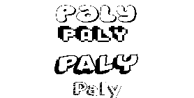 Coloriage Paly