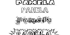 Coloriage Pamela