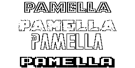 Coloriage Pamella