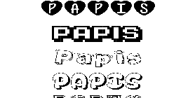 Coloriage Papis