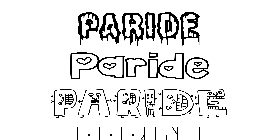 Coloriage Paride