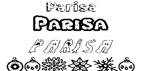 Coloriage Parisa