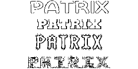 Coloriage Patrix