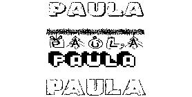 Coloriage Paula