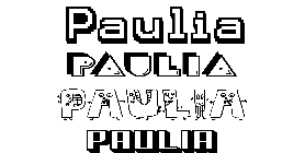 Coloriage Paulia