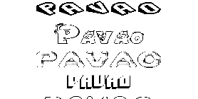 Coloriage Pavao