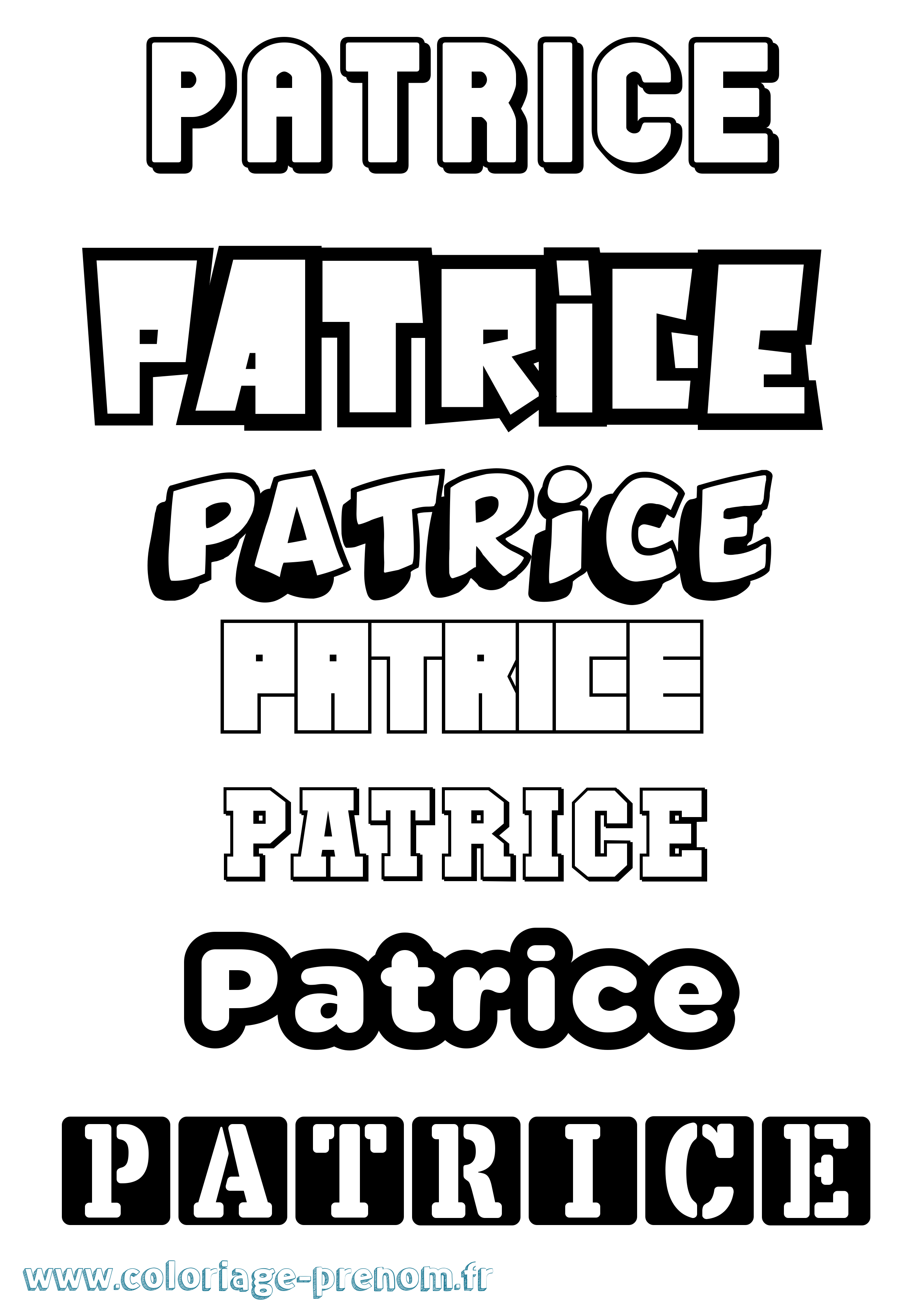 Coloriage Du Pr nom Patrice Imprimer Ou T l charger Facilement Coloriage Du Pr nom Patrice Imprimer Ou T l charger Facilement
