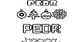 Coloriage Pedr