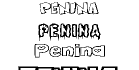 Coloriage Penina