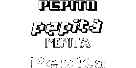 Coloriage Pepita