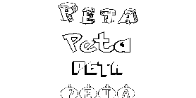 Coloriage Peta