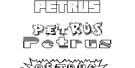 Coloriage Petrus