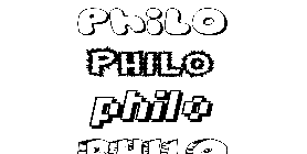 Coloriage Philo