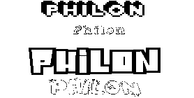 Coloriage Philon