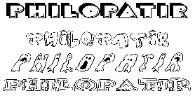 Coloriage Philopatir