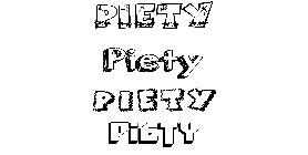 Coloriage Piety