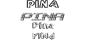 Coloriage Pina