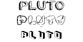 Coloriage Pluto