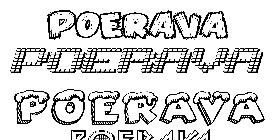 Coloriage Poerava