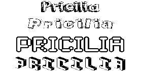 Coloriage Pricilia