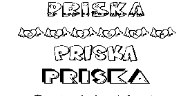 Coloriage Priska