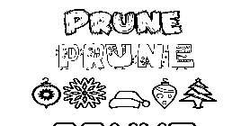 Coloriage Prune