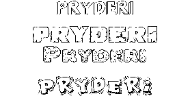 Coloriage Pryderi