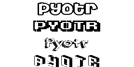 Coloriage Pyotr