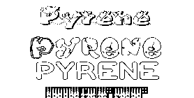 Coloriage Pyrene