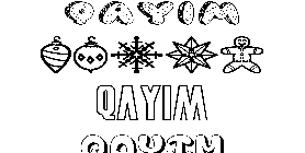 Coloriage Qayim