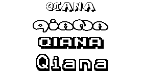 Coloriage Qiana