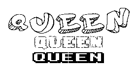 Coloriage Queen