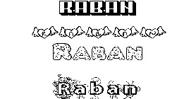 Coloriage Raban