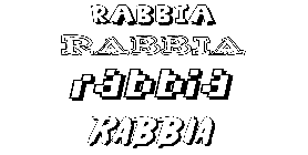 Coloriage Rabbia