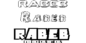 Coloriage Rabeb