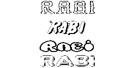 Coloriage Rabi