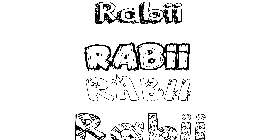 Coloriage Rabii