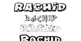 Coloriage Rachid