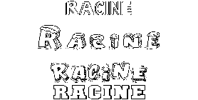 Coloriage Racine