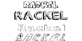 Coloriage Rackel