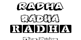 Coloriage Radha