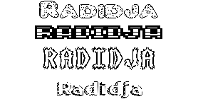 Coloriage Radidja